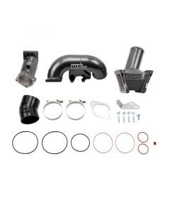 Wehrli 2007.5-2010 LMM Duramax High Flow 3in Y-Bridge Kit- Gloss Black buy in USA