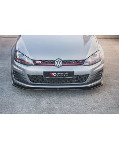 Maxton Design Front Splitter V.2 VW Golf Mk7 GTI (Prefacelift) Front Lip buy in USA