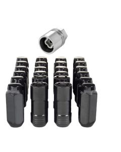 McGard 6 Lug Hex Install Kit w/Locks (Cone Seat Nut) M14X2.0 / 13/16 Hex / 2.25in. Length - Black buy in USA