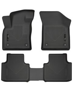 Husky Liners 18-19 Volkswagen Atlas Weatherbeater Black Front & 2nd Seat Floor Liners buy in USA