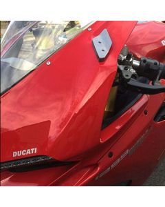 New Rage Cycles 16-19 Ducati 959 Panigale Mirror Block Off Turn Signals buy in USA