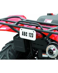 Quadboss ATV License Plate Kit - White buy in USA