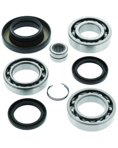 QuadBoss 05-14 Honda TRX500FA FourTrax Foreman Rubicon 4x4 AT (02) Rear Diff Bearing & Seal Kit buy in USA