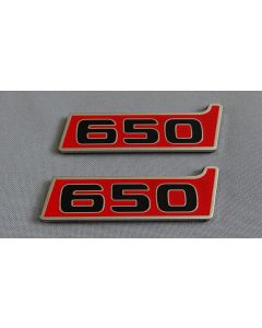 W463 W461 G55 G65 G63 G500 G Wagon W222 W212 W205 W219 G C E S CLS class Mercedes-Benz 650 Style Body Front Side Fender Emblem Logo Badge Sticker Decal buy in USA