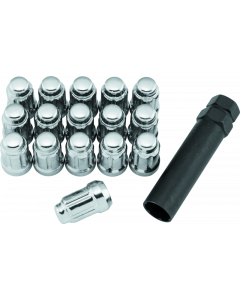 QuadBoss Spline Lug Nuts 12x1.5 - Silver buy in USA