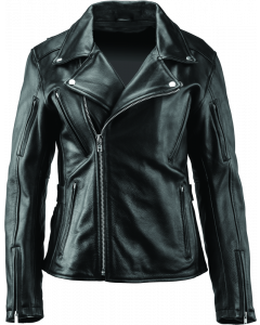 River Road Ironclad Classic Leather Jacket Black Womens - Small buy in USA