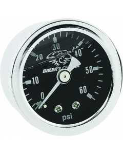 Bikers Choice Black Face Liquid Filled Oil Pressure Gauge 0-60 Psi 1/8 NPT buy in USA