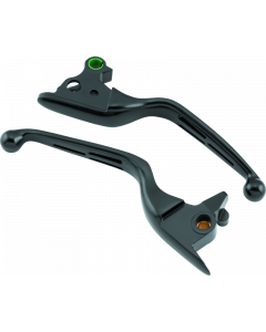 Bikers Choice 15-17 FLST FXST Black Slotted Lever Set buy in USA