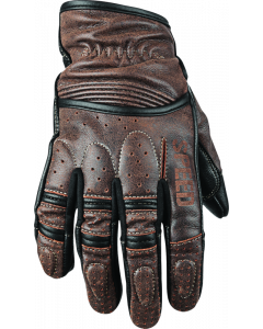 Speed and Strength Rust and Redemption Leather Gloves Brown - Small buy in USA