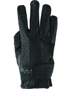 River Road Tucson Leather Perforated Gloves Black Womens - Medium buy in USA