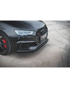 Maxton Design Audi RS3 Facelift Front Splitter Lip V4 buy in USA