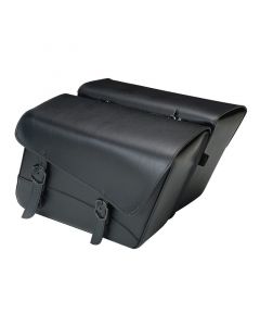 Willie & Max Universal Black Jack Large Slant Saddlebag Set (16 in L x 11 in H x 6.5 in W) - Black buy in USA