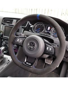 ✯✯✯✯✯ DSG Paddles Custom Alcantara Steering Wheel Cover for VW Golf MK8 buy in USA