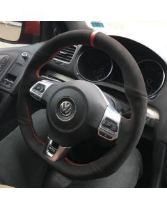 ✯✯✯✯✯ DSG Paddles 'Clubsport' style Suede Steering Wheel Cover for VW Golf MK6 GTI buy in USA