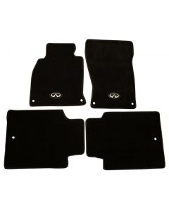 NRG Floor Mats - 13+ Infinity Q70 w/ Infiniti Emblem Logo (4 pieces) buy in USA