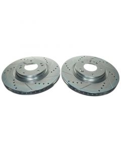 Power Stop 21-22 Kia K5 Front Drilled & Slotted Rotor (Pair) buy in USA