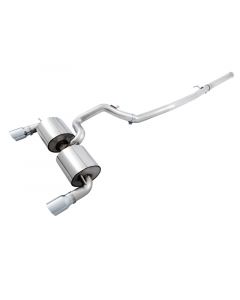 AWE Tuning Ford Focus RS Touring Edition Cat-back Exhaust- Non-Resonated - Chrome Silver Tips buy in USA