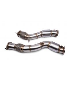 VRSF Stainless Steel Sport Catted Downpipes for S58 BMW X3M F97 X4M F98 buy in USA