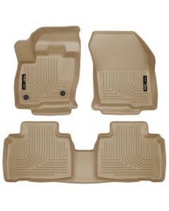 Husky Liners 2015 Ford Edge WeatherBeater Front & 2nd Row Combo Tan Floor Liners buy in USA