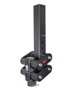 Gen-Y Spartan Torsion-Flex 5in Offset 4in SQ Tube Gooseneck 2-5/16in Coupler Standard Height buy in USA