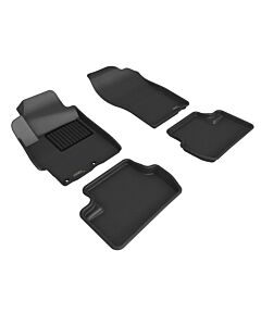 3D Maxpider 08-15 Mitsubishi Lancer Evolution X Kagu 1st 2nd Row - Floor Mat Set (Black) buy in USA