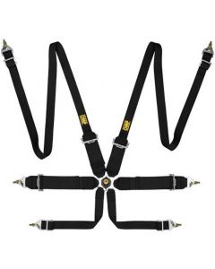 OMP First 3/2 Racing Harness Black buy in USA