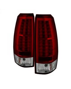 Spyder Chevy Avalanche 07-13 LED Tail Lights Red Clear ALT-YD-CAV07-LED-RC buy in USA