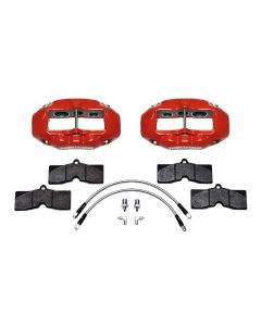 Wilwood D8-6 Front Caliper Kit Red Corvette C2 / C3 65-82 buy in USA