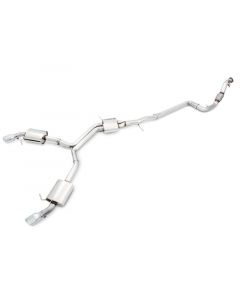 AWE Tuning Audi B9 A5 Touring Edition Exhaust Dual Outlet - Chrome Silver Tips (Includes DP) buy in USA