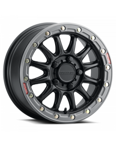 Raceline A14BG Alpha 15x7in/5x114.3 BP/25mm Offset/68mm Bore - Black & Gunmetal Ring Beadlock Wheel buy in USA