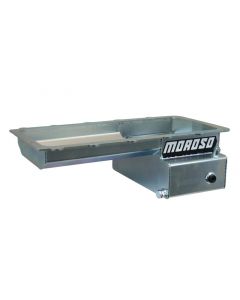 Moroso Ford 5.0 Coyote (w/Front Sump) Road Race Baffled Wet Sump 7qt 6.25in Steel Oil Pan buy in USA