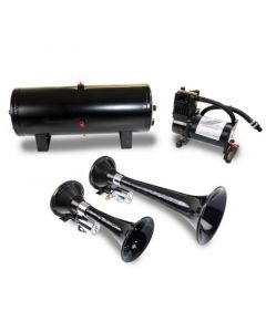 Kleinn Dual Black Horn Kit w/ 150 PSI Air Compressor / 1.5 gal Air Tank buy in USA