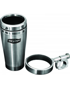 Kuryakyn Drink Holder With Stainless Steel Mug 1in Bar Clamp Chrome buy in USA