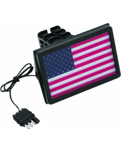 Kuryakyn Freedom Flag LED Hitch Cover Black buy in USA