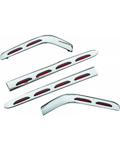 Kuryakyn L.E.D. Saddlebag Molding Set 4 Piece 01-10 GL1800 Chrome buy in USA