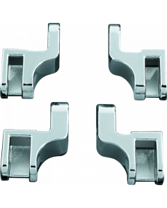 Kuryakyn Driver Floorboard Relocation Brackets For FLST Models Chrome buy in USA