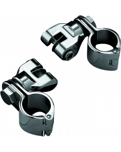 Kuryakyn Peg Mounts With 1-1/4in Magnum Quick Clamps Chrome (Pair) buy in USA