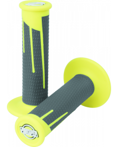 ProTaper Full Diamond Clamp-On Grips - Neon Yellow/Dark Gray buy in USA