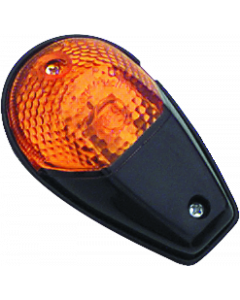 BikeMaster Universal Flush Mount Marker Light - Black/Amber buy in USA