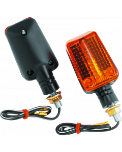 BikeMaster Universal Ministalk Marker Light - Black/Amber buy in USA