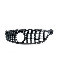 Exon Gloss Black Facelift Style Panamericana GT Grille for Mercedes Benz C63/C63s AMG (W205) Pre-Facelift buy in USA