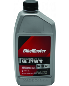 BikeMaster 10W40 Full Synthetic Oil - Quart buy in USA