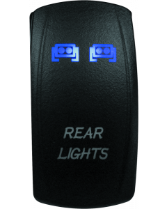 DragonFire Racing Lighted Switch Rear Light On/Off Blue buy in USA