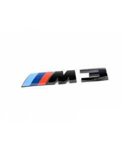 Genuine BMW M3 Black Badge Trunk Emblem M3 E90 E92 E93 buy in USA