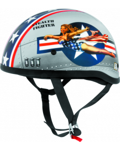 Skid Lids Bomber Pinup Original Helmet - Medium buy in USA