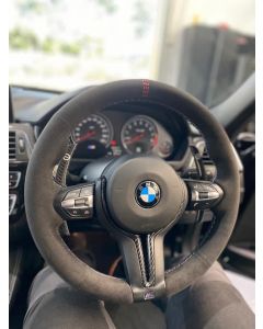 ✯✯✯✯✯ 'GTS' & 'CS' style Suede Custom Steering Wheel Cover for BMW F-Series M-Sport & M ✯✯✯✯✯ls buy in USA