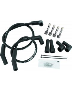 Twin Power Universal Custom Fit Black Ignition Wire Set buy in USA