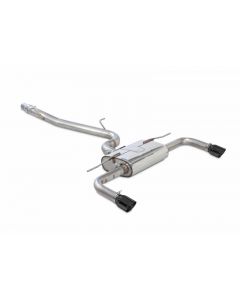 AWE Tuning Audi 8V A3 Touring Edition Exhaust - Dual Outlet Diamond Black 90 mm Tips buy in USA