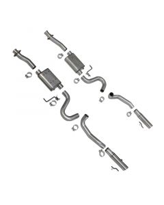 BBK 86-04 Mustang Cat Back Kit Varitune Mufflers Stainless Steel Tips buy in USA