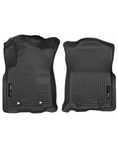 Husky Liners 2016 Toyota Tacoma w/ Manual Trans WeatherBeater Front Black Floor Liners buy in USA